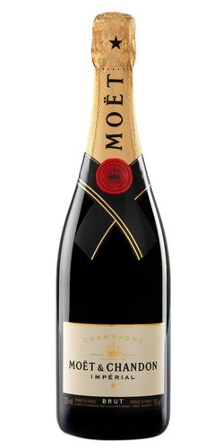 Moet & Chandon different sizes of Imperial champagne – Stock